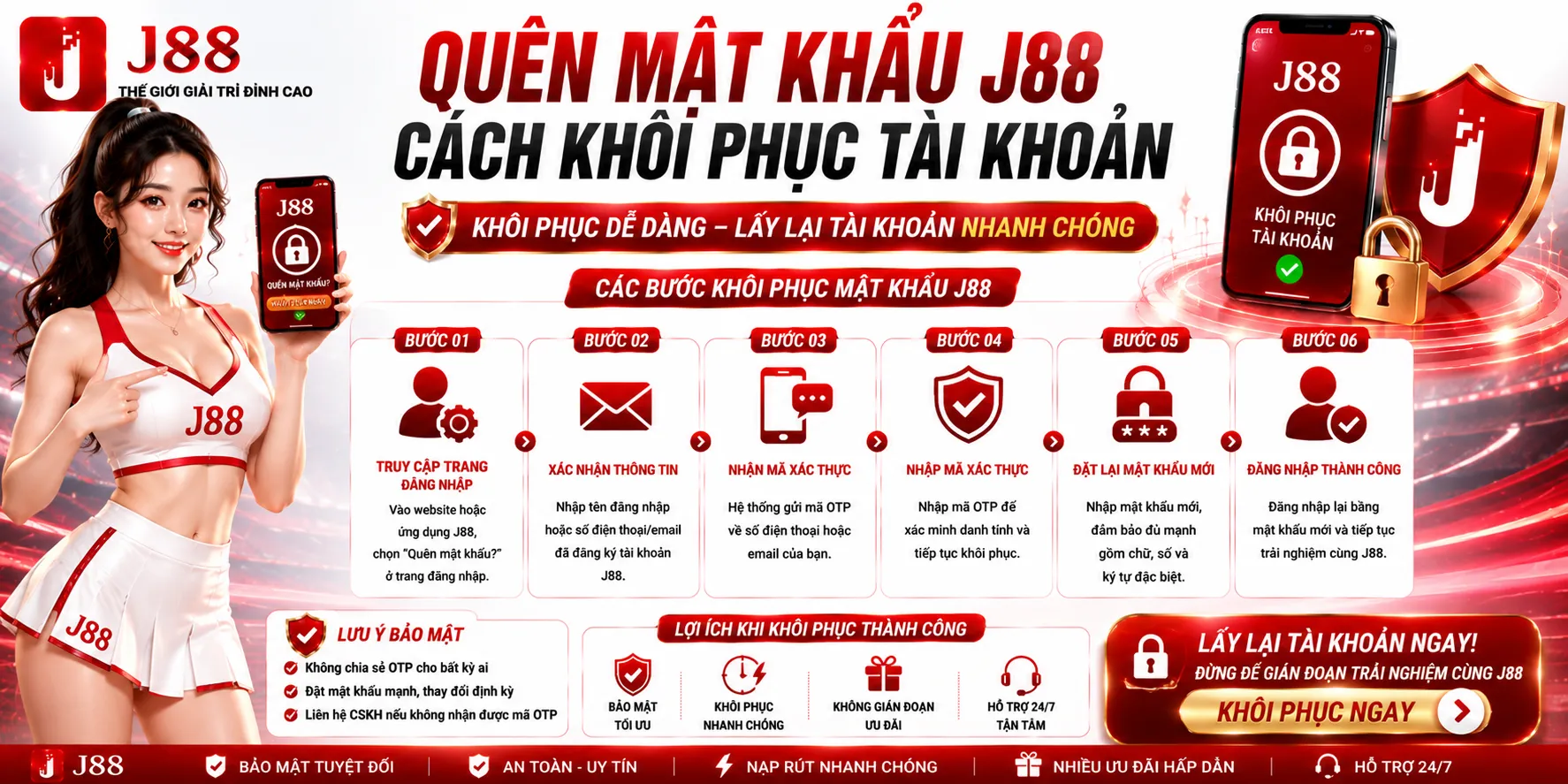 Quên Mật Khẩu J88